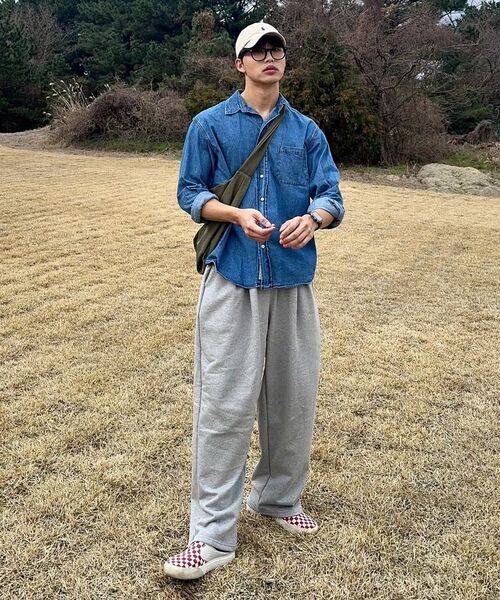 GRISH（グリッシュ）の「ツーピンタックワイドスウェットパンツ[グレー]（スウェットパンツ・レディース・その他・MEDIUM/LARGE/X-LARGE）」の17枚目の写真