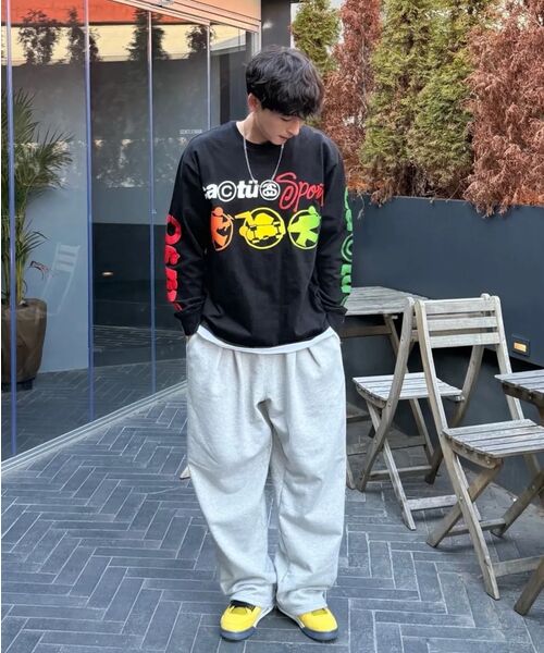 GRISH（グリッシュ）の「ツーピンタックワイドスウェットパンツ[グレー]（スウェットパンツ・レディース・その他・MEDIUM/LARGE/X-LARGE）」の18枚目の写真