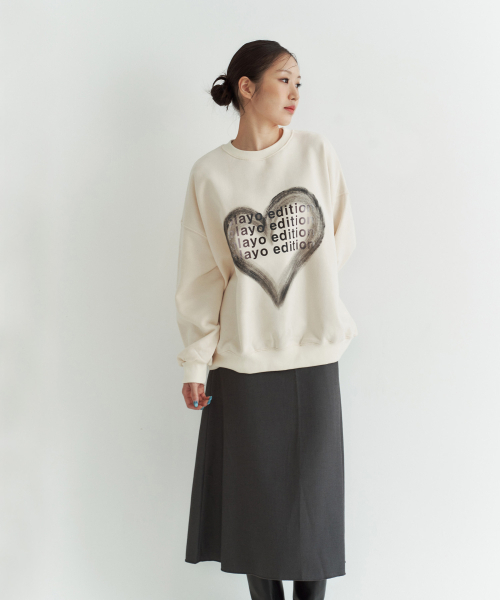 PLAYO(プレイオ)の「プルマンツーマン2 Tシャツ_Ivory(Tシャツ/カットソー・レディース・その他・FREE)」の1枚目の写真