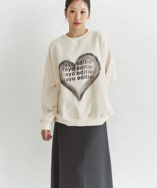 PLAYO(プレイオ)の「プルマンツーマン2 Tシャツ_Ivory(Tシャツ/カットソー・レディース・その他・FREE)」の6枚目の写真