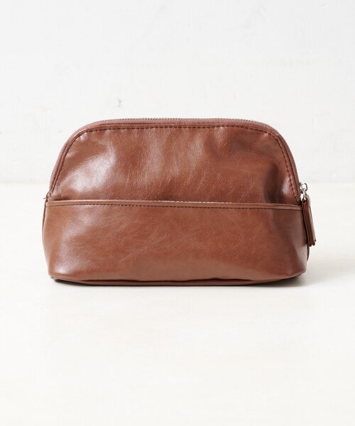 Kastane（カスタネ）の「【Kolors like you】fake leather pouch（ポーチ・レディース・ブラック/ブラウン・FREE）」の5枚目の写真