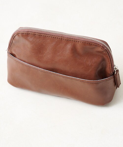 Kastane（カスタネ）の「【Kolors like you】fake leather pouch（ポーチ・レディース・ブラック/ブラウン・FREE）」の6枚目の写真