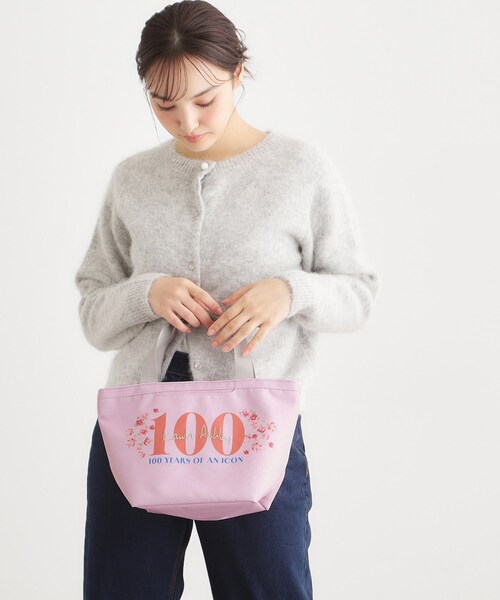 LAURA ASHLEY(ローラアシュレイ)の「【100個限定】ローラ アシュレイ生誕100周年記念ロゴ トートバッグ(トートバッグ・レディース・ピンク系・00)」の1枚目の写真