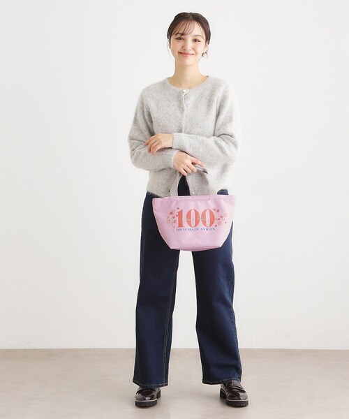 LAURA ASHLEY(ローラアシュレイ)の「【100個限定】ローラ アシュレイ生誕100周年記念ロゴ トートバッグ(トートバッグ・レディース・ピンク系・00)」の3枚目の写真
