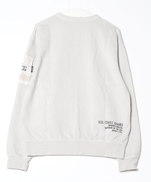 AVIREX(アヴィレックス)の「FADED MIL.POCKET CREWNECK SWEAT / フェイド ミリタリーポケット クルーネックスウェット / AVIREX / アヴィレックス(スウェット・メンズ・バーガンディー/ライトグレー/チャコール/ブルーグレー・MEDIUM/XX-LARGE/X-LARGE/LARGE)」の17枚目の写真