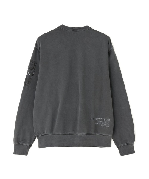 AVIREX(アヴィレックス)の「FADED MIL.POCKET CREWNECK SWEAT / フェイド ミリタリーポケット クルーネックスウェット / AVIREX / アヴィレックス(スウェット・メンズ・バーガンディー/ライトグレー/チャコール/ブルーグレー・MEDIUM/XX-LARGE/X-LARGE/LARGE)」の9枚目の写真
