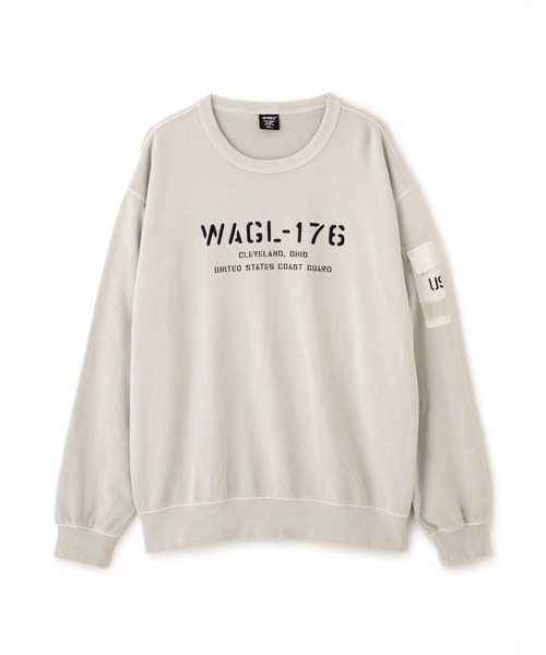 AVIREX(アヴィレックス)の「FADED MIL.POCKET CREWNECK SWEAT / フェイド ミリタリーポケット クルーネックスウェット / AVIREX / アヴィレックス(スウェット・メンズ・バーガンディー/ライトグレー/チャコール/ブルーグレー・MEDIUM/XX-LARGE/X-LARGE/LARGE)」の5枚目の写真