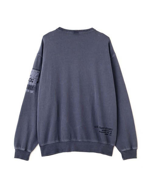 AVIREX(アヴィレックス)の「FADED MIL.POCKET CREWNECK SWEAT / フェイド ミリタリーポケット クルーネックスウェット / AVIREX / アヴィレックス(スウェット・メンズ・バーガンディー/ライトグレー/チャコール/ブルーグレー・MEDIUM/XX-LARGE/X-LARGE/LARGE)」の15枚目の写真