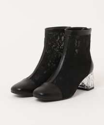 MUUM（ムーム）の「【MUUM】クリアヒールチュールブーツ（ブーツ）」