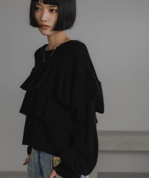 LOWRYS FARM | フリルニットプルオーバーLS 636139(ニット/セーター)