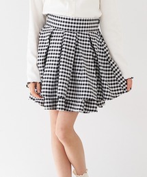 coca（coca） | キッズ　ギンガムチェックフレアスカート(スカート)