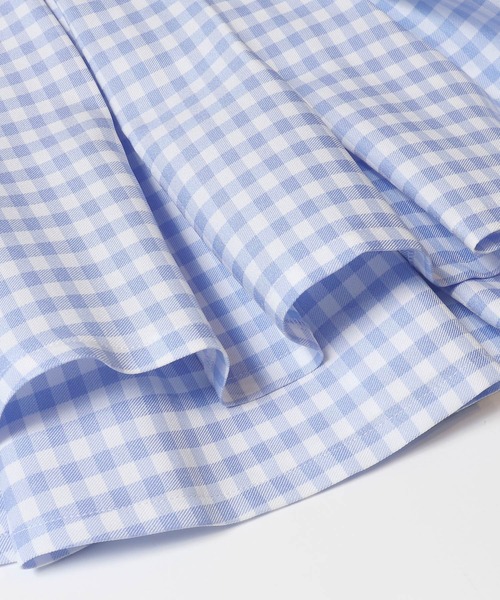 coca（coca）（コカ）の「キッズ　ギンガムチェックフレアスカート（スカート・キッズ・ブラック/ライトブルー・120/130/140/150）」の15枚目の写真