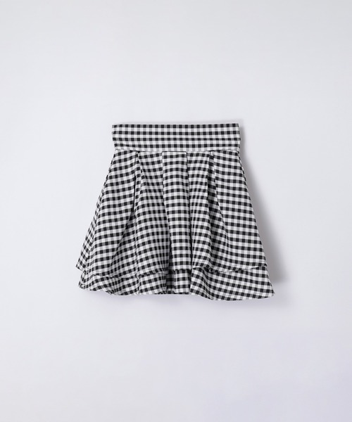 coca（coca）（コカ）の「キッズ　ギンガムチェックフレアスカート（スカート・キッズ・ブラック/ライトブルー・120/130/140/150）」の18枚目の写真