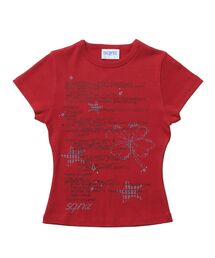 SEQUENZ（シークエンズ）の「【sqnz（エスキュンズ）】sqnz programming pt compact tee / レディース 半袖 クルーネック プリント 短丈（Tシャツ/カットソー）」