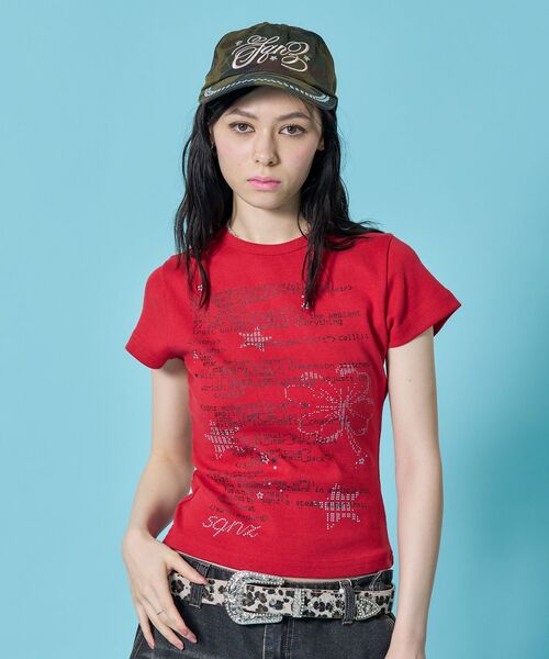 SEQUENZ(シークエンズ)の「※WEB限定 / 文字プリントレディースコンパクトT / sqnz programmingpt compact tee(Tシャツ/カットソー・レディース・ホワイト/レッド/ブラック/イエロー系その他・SMALL/MEDIUM)」の22枚目の写真