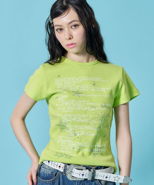 SEQUENZ(シークエンズ)の「※WEB限定 / 文字プリントレディースコンパクトT / sqnz programmingpt compact tee(Tシャツ/カットソー・レディース・ホワイト/レッド/ブラック/イエロー系その他・SMALL/MEDIUM)」の20枚目の写真