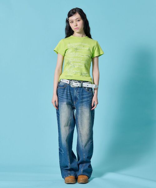SEQUENZ(シークエンズ)の「※WEB限定 / 文字プリントレディースコンパクトT / sqnz programmingpt compact tee(Tシャツ/カットソー・レディース・ホワイト/レッド/ブラック/イエロー系その他・SMALL/MEDIUM)」の19枚目の写真