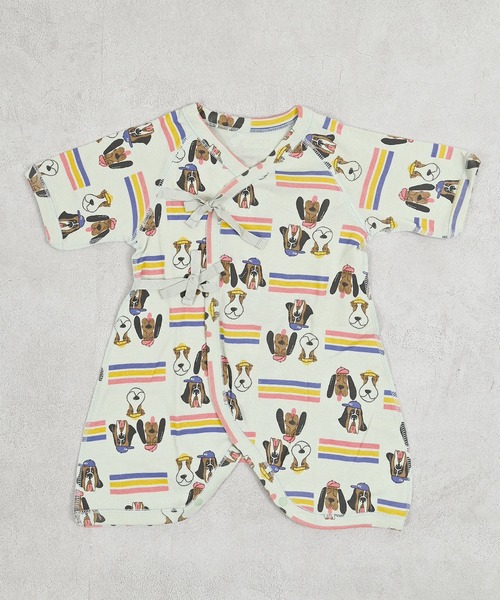 Ocean&Ground（オーシャン&グラウンド）の「コンビ肌着/Dog（肌着・キッズ・ライトグリーン/アイボリー・60）」の11枚目の写真