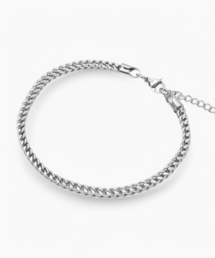 BASSCLEF（ベースクレフ）の「メンズブレスレットサージカルスチールチェーンレイヤードCLEF SQUARE LAYERED（ブレスレット）」