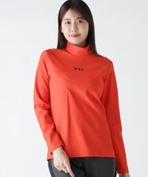 Tシャツ/カットソー（オレンジ/橙色系・タートルネック/ハイネック