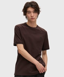Trim Detail Crepe Pique T-Shirt/トリムディテールクレープピケTシャツ