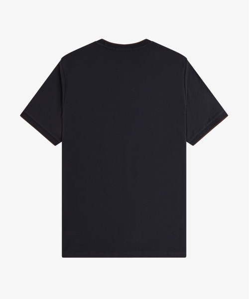 FRED PERRY(フレッドペリー)の「Trim Detail Crepe Pique T-Shirt/トリムディテールクレープピケTシャツ(Tシャツ/カットソー・メンズ・ブラック/ホワイト/ブラウン/ネイビー・S/L/M)」の11枚目の写真