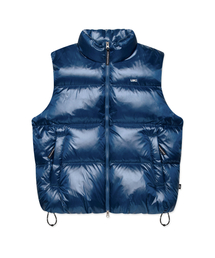 LMC（ ）の「OG GLOSSY PUFFER DUCK DOWN VEST blue（ダウンベスト）」