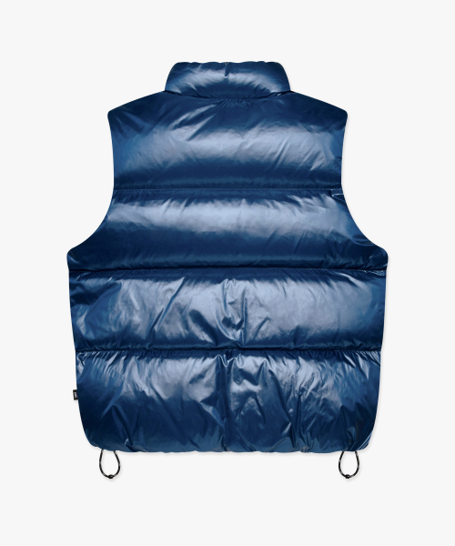 LMCの「OG GLOSSY PUFFER DUCK DOWN VEST blue（ダウンベスト・レディース・その他・S/L/XL/M）」の3枚目の写真