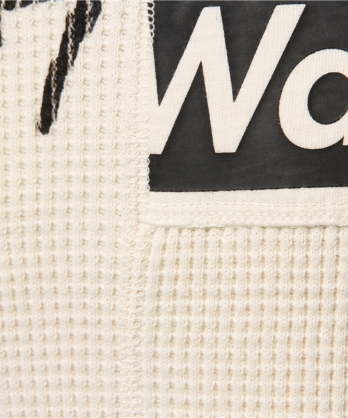 Another Edition（アナザーエディション）の「ワッフルプリントロゴワンピース/AEBC CワッフルPrtLogo OP◆（ワンピース・レディース・オフホワイト/ライトグレー・FREE）」の17枚目の写真