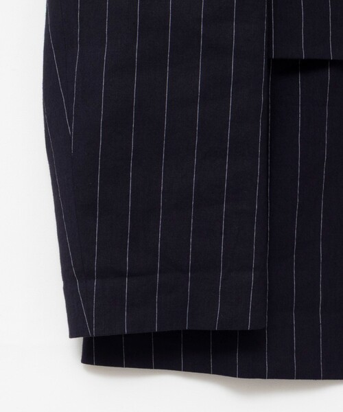 NOLLEY’S（ノーリーズ）の「【WEB＆一部店舗限定色アイテム】ウォッシャブルストライプオーバージャケット（テーラードジャケット・レディース・ベージュ系その他/ブルー系その他6/ホワイト系その他2・38）」の13枚目の写真