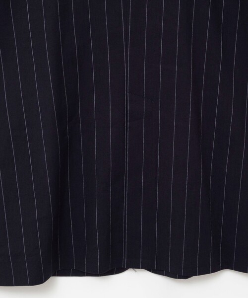 NOLLEY’S（ノーリーズ）の「【WEB＆一部店舗限定色アイテム】ウォッシャブルストライプオーバージャケット（テーラードジャケット・レディース・ベージュ系その他/ブルー系その他6/ホワイト系その他2・38）」の9枚目の写真