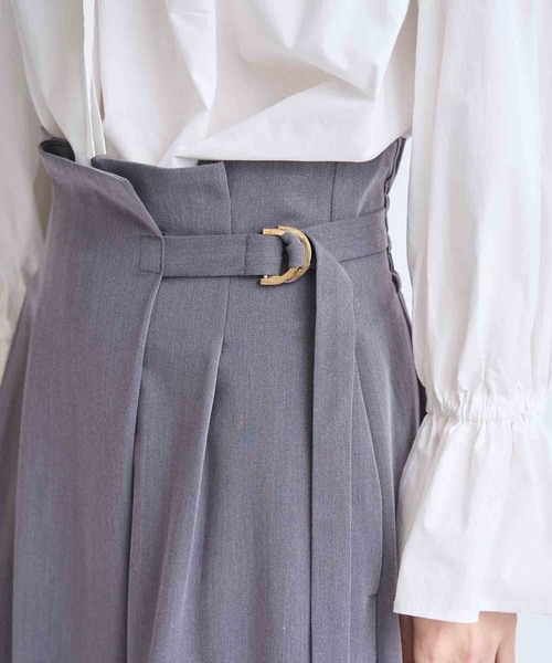 NOELA（ノエラ）の「ウエストタックアシメデザインパンツ（その他パンツ・レディース・グレー/ネイビー・S/M）」の8枚目の写真