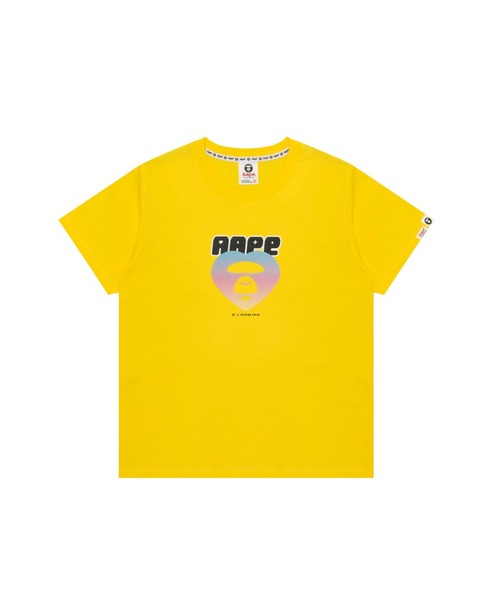 AAPE BY A BATHING APE（エーエイプバイアベイシングエイプ）の「AAPE BASIC TEE（Tシャツ/カットソー・レディース・イエロー/ブラック・X-SMALL/MEDIUM/SMALL）」の2枚目の写真