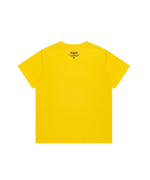 AAPE BY A BATHING APE（エーエイプバイアベイシングエイプ）の「AAPE BASIC TEE（Tシャツ/カットソー・レディース・イエロー/ブラック・X-SMALL/MEDIUM/SMALL）」の6枚目の写真