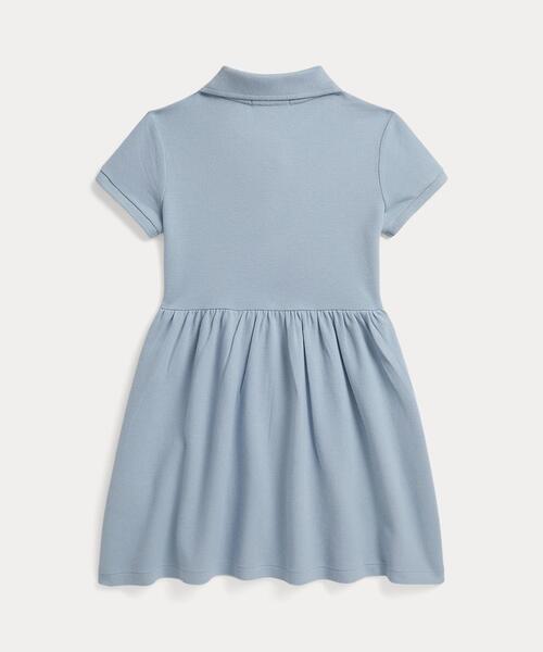 POLO RALPH LAUREN CHILDRENSWEAR(ポロ ラルフ ローレン チルドレンズウェア)の「ストレッチ メッシュ ポロ ドレス(ワンピース・キッズ・ブルー・6/3/4)」の2枚目の写真