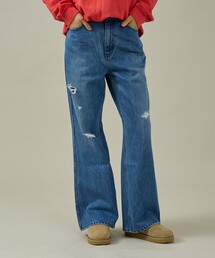 Rouge vif la cle | 【157 woadblue/イチゴーナナ ウォードブルー】デニムパンツ/HW Semi-Wide Flare/デニム【WEB限定】(デニムパンツ)