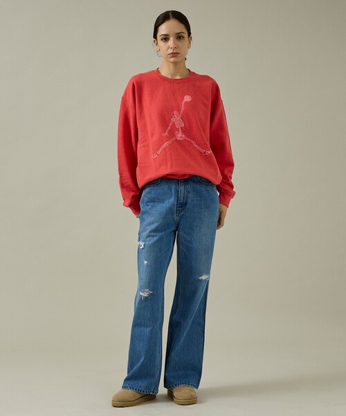 Rouge vif la cle（ルージュヴィフラクレ）の「【157 woadblue/イチゴーナナ ウォードブルー】デニムパンツ/HW Semi-Wide Flare/デニム【WEB限定】（デニムパンツ・レディース・インディゴブルー・26/25/24/23）」の5枚目の写真