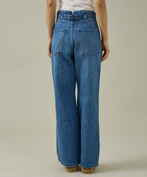 Rouge vif la cle（ルージュヴィフラクレ）の「【157 woadblue/イチゴーナナ ウォードブルー】デニムパンツ/HW Semi-Wide Flare/デニム【WEB限定】（デニムパンツ・レディース・インディゴブルー・26/25/24/23）」の9枚目の写真