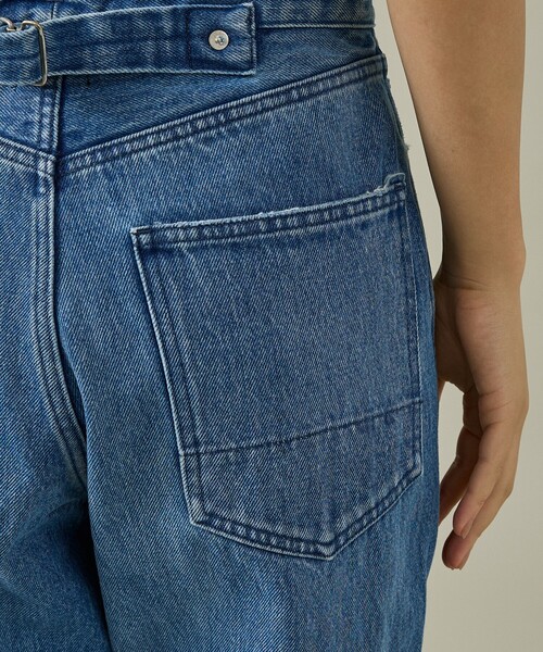 Rouge vif la cle（ルージュヴィフラクレ）の「【157 woadblue/イチゴーナナ ウォードブルー】デニムパンツ/HW Semi-Wide Flare/デニム【WEB限定】（デニムパンツ・レディース・インディゴブルー・26/25/24/23）」の10枚目の写真