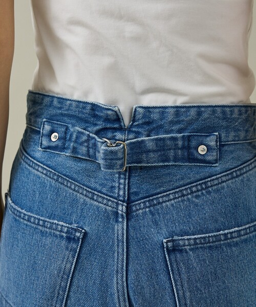 Rouge vif la cle（ルージュヴィフラクレ）の「【157 woadblue/イチゴーナナ ウォードブルー】デニムパンツ/HW Semi-Wide Flare/デニム【WEB限定】（デニムパンツ・レディース・インディゴブルー・26/25/24/23）」の11枚目の写真