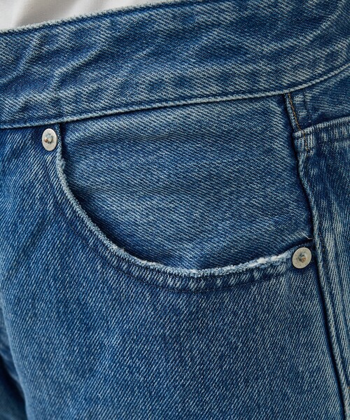 Rouge vif la cle（ルージュヴィフラクレ）の「【157 woadblue/イチゴーナナ ウォードブルー】デニムパンツ/HW Semi-Wide Flare/デニム【WEB限定】（デニムパンツ・レディース・インディゴブルー・26/25/24/23）」の13枚目の写真