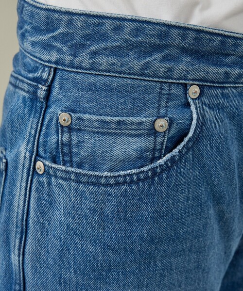 Rouge vif la cle（ルージュヴィフラクレ）の「【157 woadblue/イチゴーナナ ウォードブルー】デニムパンツ/HW Semi-Wide Flare/デニム【WEB限定】（デニムパンツ・レディース・インディゴブルー・26/25/24/23）」の14枚目の写真