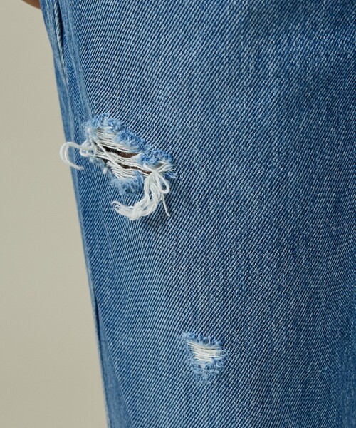 Rouge vif la cle（ルージュヴィフラクレ）の「【157 woadblue/イチゴーナナ ウォードブルー】デニムパンツ/HW Semi-Wide Flare/デニム【WEB限定】（デニムパンツ・レディース・インディゴブルー・26/25/24/23）」の15枚目の写真