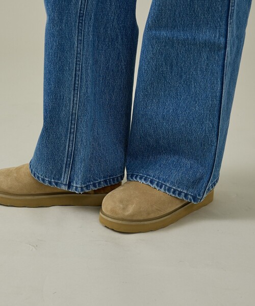 Rouge vif la cle（ルージュヴィフラクレ）の「【157 woadblue/イチゴーナナ ウォードブルー】デニムパンツ/HW Semi-Wide Flare/デニム【WEB限定】（デニムパンツ・レディース・インディゴブルー・26/25/24/23）」の16枚目の写真