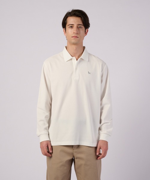Eddie Bauer(エディーバウアー)の「長袖 フィールド ポロシャツ(ポロシャツ・メンズ・ブラック/ホワイト/グリーン・S/M/L/XL/XXL)」の10枚目の写真