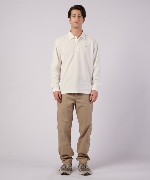 Eddie Bauer(エディーバウアー)の「長袖 フィールド ポロシャツ(ポロシャツ・メンズ・ブラック/ホワイト/グリーン・S/M/L/XL/XXL)」の5枚目の写真