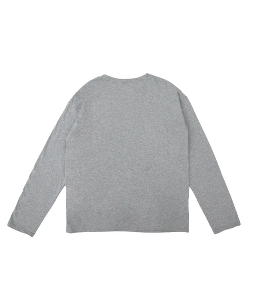 HEILIS(ヘイリス)の「クルーネックベーシックロンT(Tシャツ/カットソー・レディース・アイボリー/グレー/ブラック・FREE)」の5枚目の写真