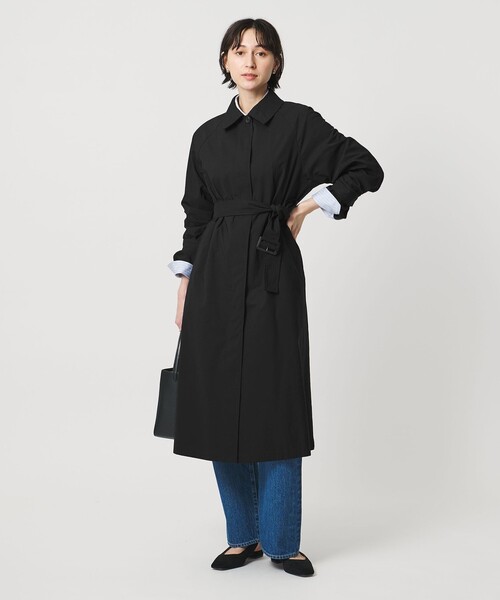 UNITED ARROWS（ユナイテッドアローズ）の「ステンカラーコート ‐はっ水‐（ステンカラーコート・レディース・ベージュ/ブラック・38/36/34）」の6枚目の写真