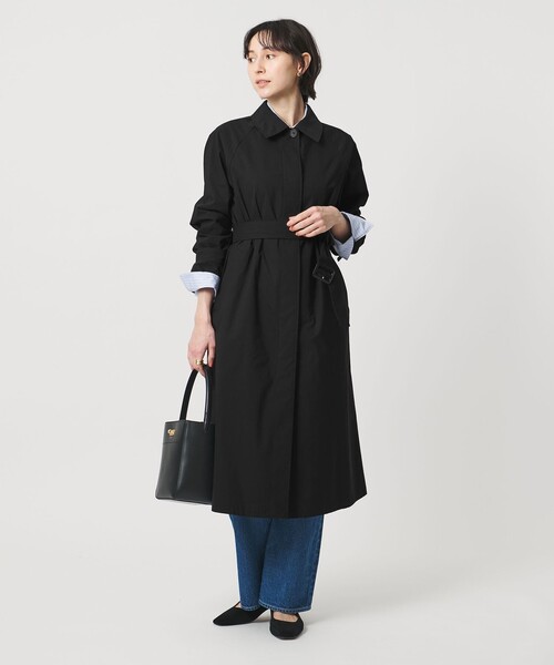 UNITED ARROWS（ユナイテッドアローズ）の「ステンカラーコート ‐はっ水‐（ステンカラーコート・レディース・ベージュ/ブラック・38/36/34）」の7枚目の写真