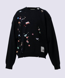 【MIHARAYASUHIRO/ミハラヤスヒロ】KIDS STICKER KNIT PULLOVER